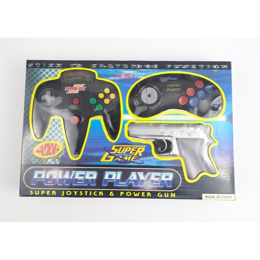Vintage Power Player Super‎ Joystick Famiclone Game System